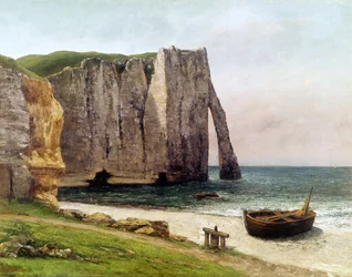 Los acantilados de Étretat, 1869